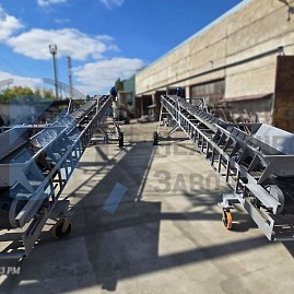 Конвейер ленточный желобчатый наклонный ТЛЖН500-10000